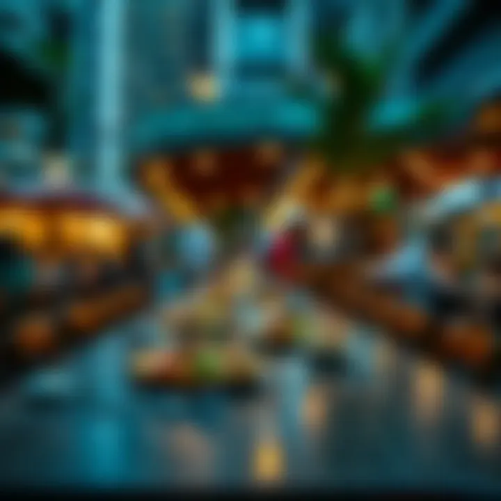 Urban outdoor dining setting featuring the portable fork