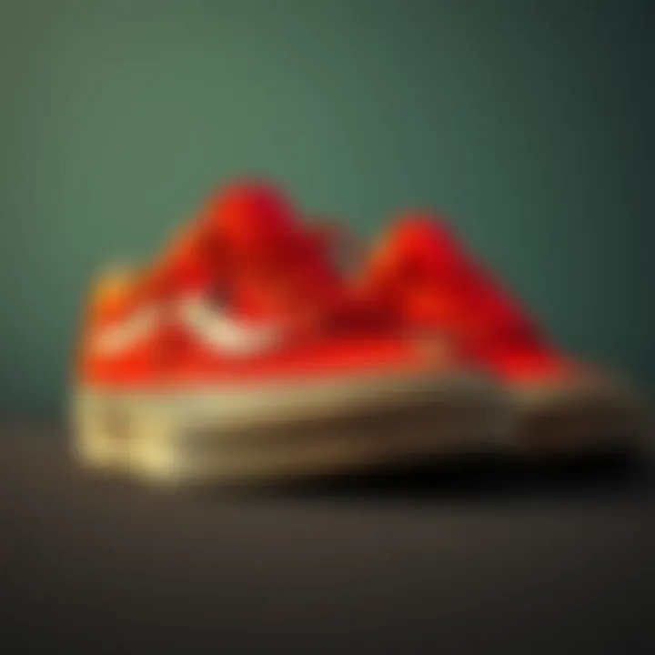 Stylish Vans Moca shoes showcasing modern design elements