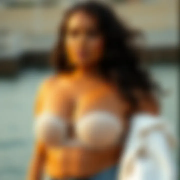 Versatile styling options for plus size bralettes