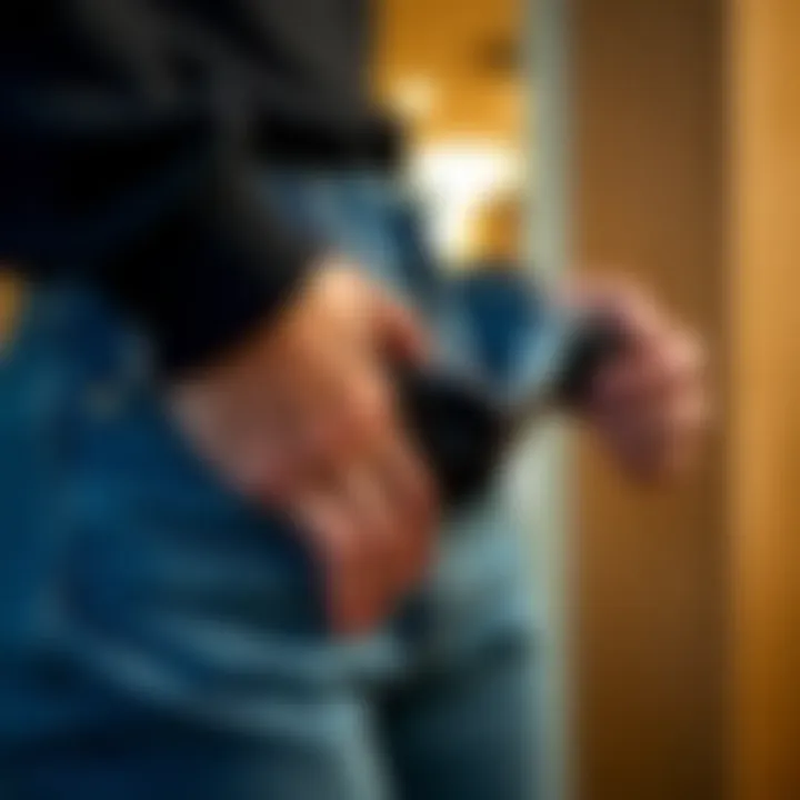 Using a Waist Stretcher Effectively Demonstration of a jeans waist stretcher in action