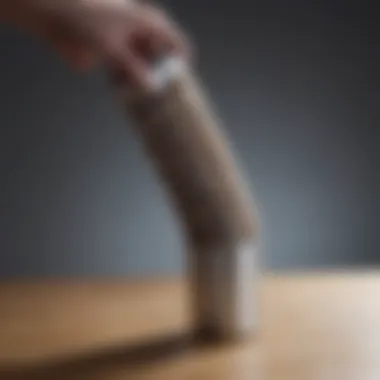 Innovative design of Yeti straw cleaning brush showcasing its unique features